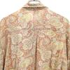 70er Paisley-Muster Langarmhemd 44 Braun usw. Altes Vintage Herren Gebraucht