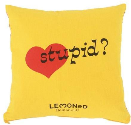 X JAPAN HIDE Official Merchandise LEMONeD Yellow Heart Cushion Cover