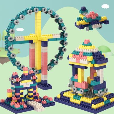 Juguetes de Bloques de Construcción para Niños, Iluminación Montaje de Partículas Grandes Bloque de Construcción Jardín de Infancia Montaje DIY Educación Temprana Juguetes Educativos