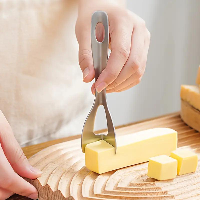 1PCS Stainless Steel Butter Cutter Cheese Corner Cutter Butter Spreader Cutting Knife Baking Scraper Butter Spreader Knife