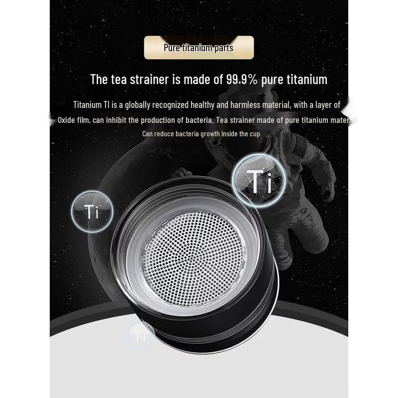 TOMIC Men's Insulated Tea Infuser Bottle