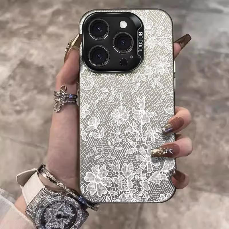 

Белый Кружевной Цветочный Рисунок Чехол для Телефона Для Samsung Galaxy S26 S25 Ultra S24 S23 FE S22 S21 Plus S20 A56 A55 A54 A53 A15 Задняя Крышка Galaxy S20 Ultra чёрный