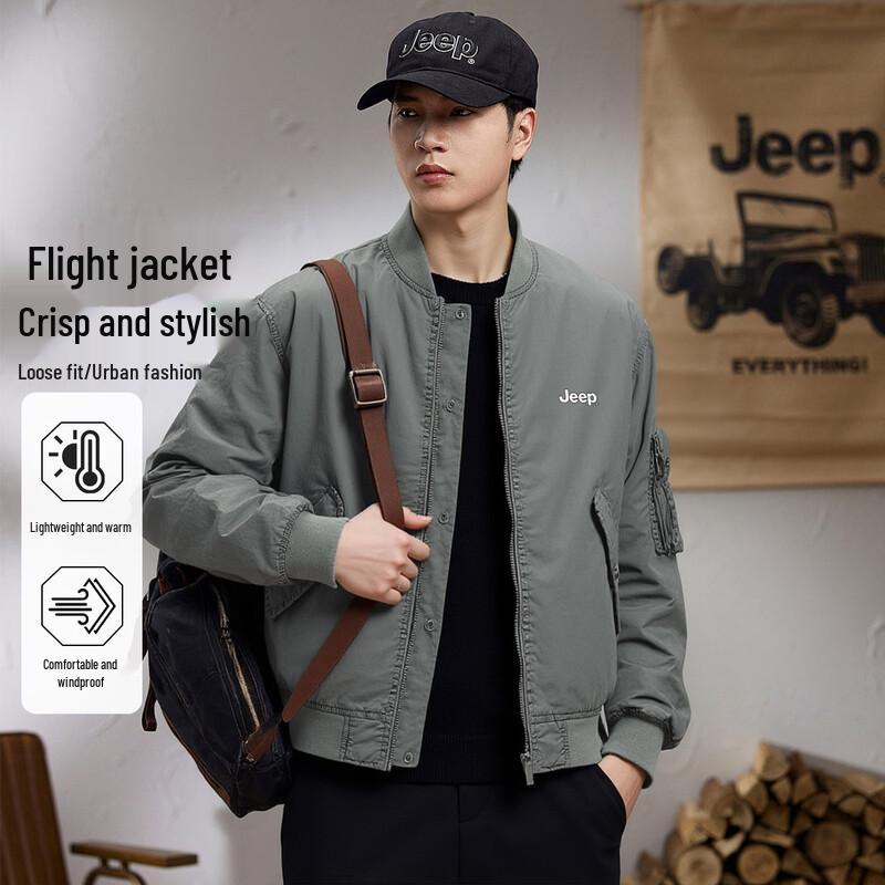 Мужская модная повседневная свободная куртка JEEP L