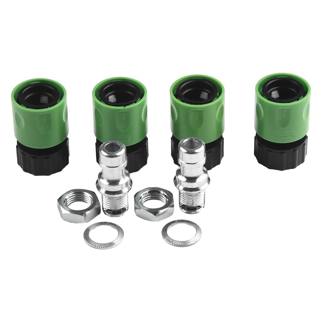1 Set Quick Connectors Adapter Deck Wash Kit Lawn Mower