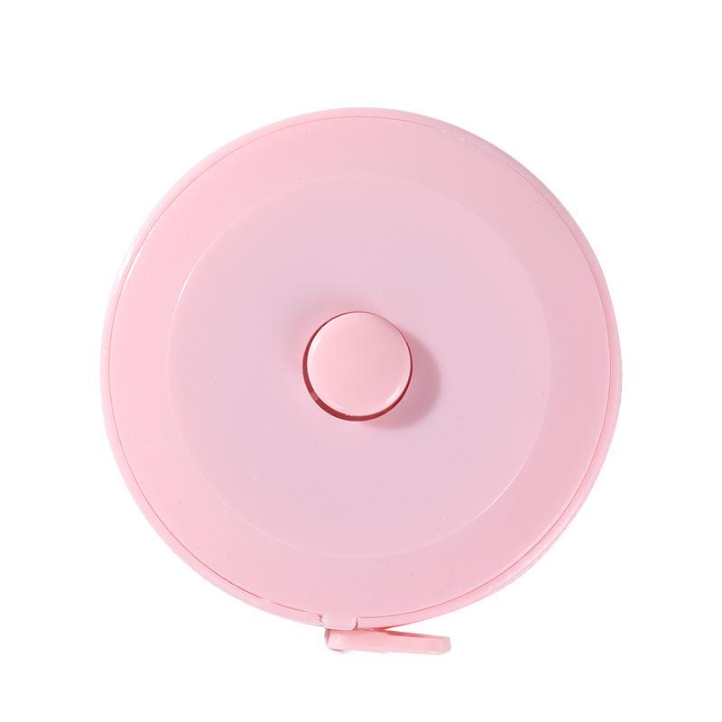 Nordic Style Mini Retractable Leather Tape Measure for Body Measurements and Tailoring