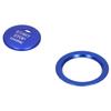 2pcs Engine Start Stop Button Trim Cover Aluminum Alloy Decoration for Car Interior