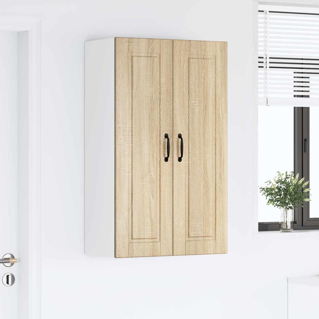Wall Cabinet PORTO Sonoma Oak 60 x 31 x 100 cm Particleboard