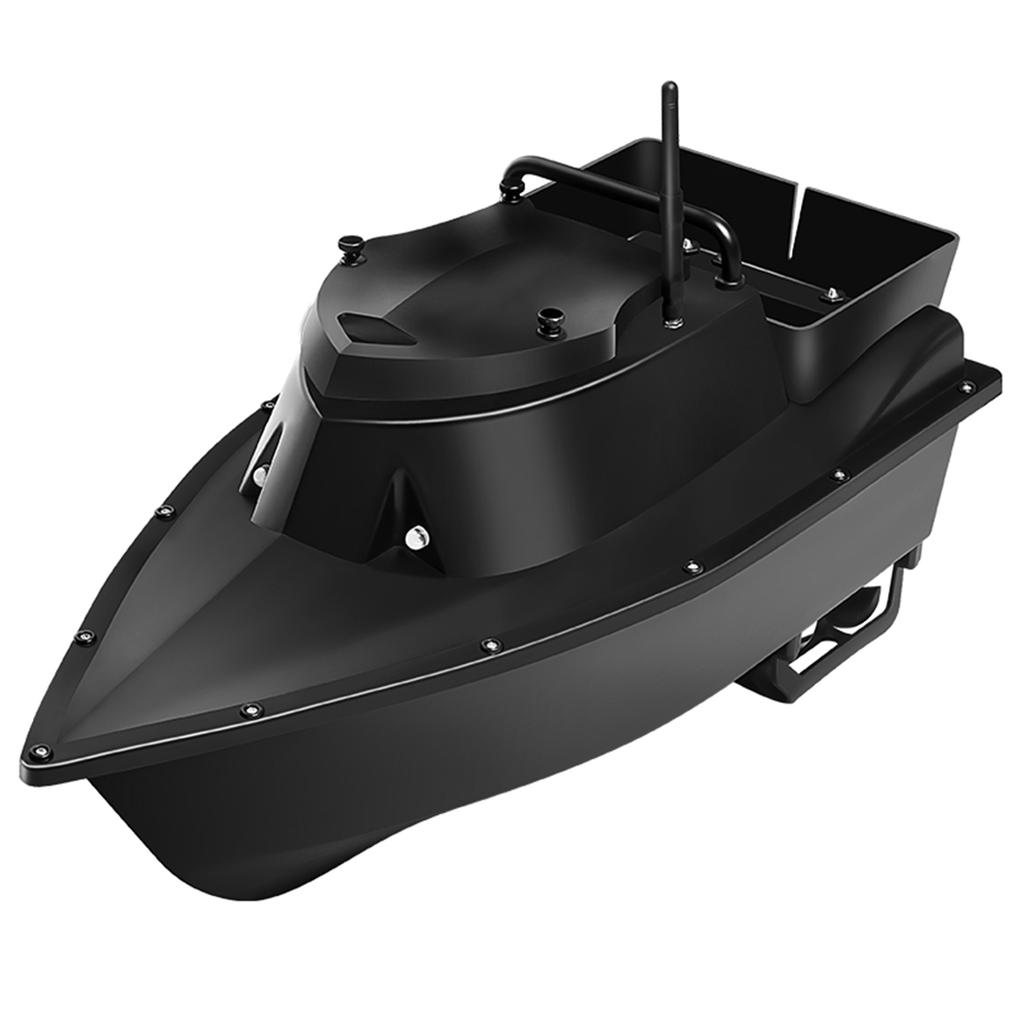 RC Bait Boat for Fishing 500m Range 12V 15000mAh Auto Reset 5 Level Windproof Fish Finder Rc Bait Boat Black