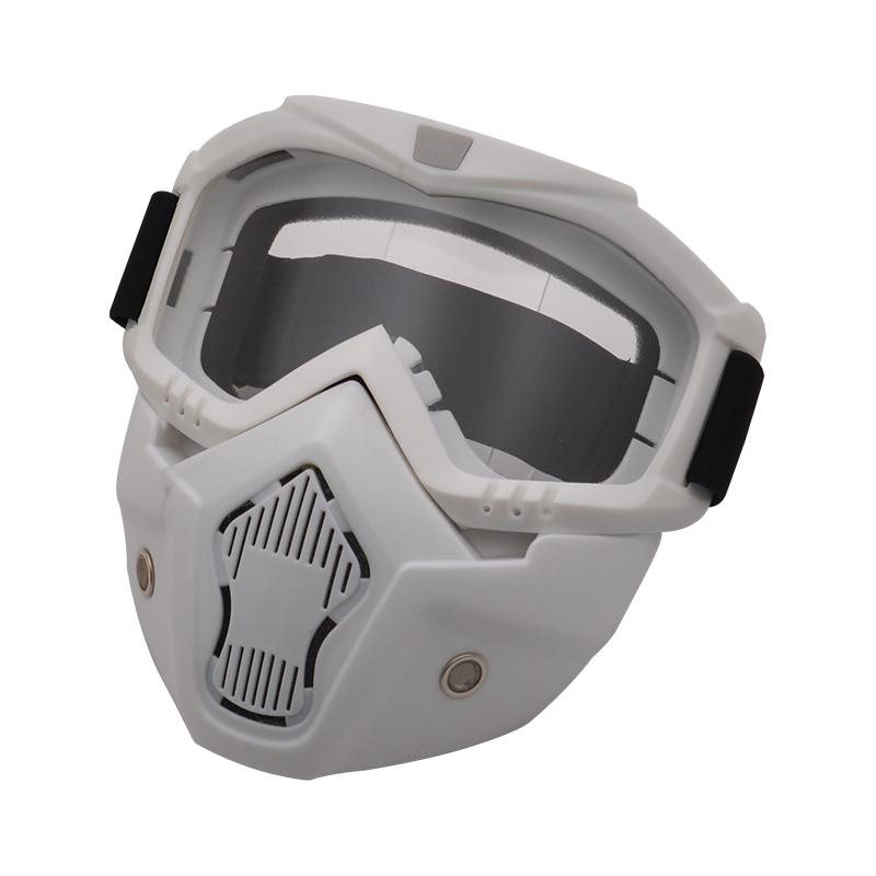 Manufacturer  New Full Face Shield Motocross Mask Windproof Outdoor Sport Goggles Trendy Motorcycle Glasses Mask
