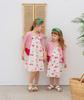 Summer 2025 Trendy Cartoon Print Girls' Short Sleeve Dress - In Stock
