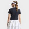 New FILA TENNIS Polo Shirt Women's RD Royal Blue A11W523120FNV
