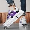 Original Purple Men's Casual Sneakers Fashion Rivet Men Skateboard Shoes Streetwear Hip Hop Shoes Men Platform Designer Sneakers