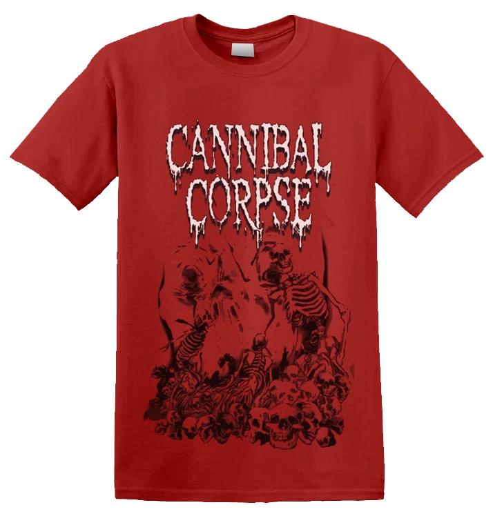 CANNIBAL CORPSE - Pile Of Skulls 2018 T-Shirt (Red) M