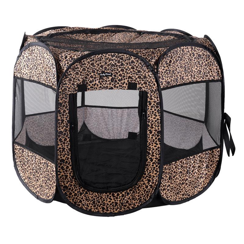 Foldable Octagonal Pet Tent: Extra Large All-Season Cat Enclosure & Bed