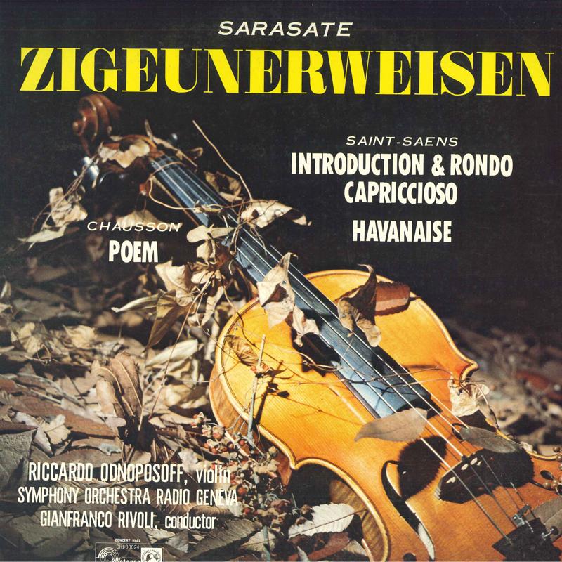 

LP Record RICCARDO ODNOPOSOFF, SYMPHONY ORCHE - Zigeunerweisen CHJ30024 CONCERT HALL Japan Classical Used