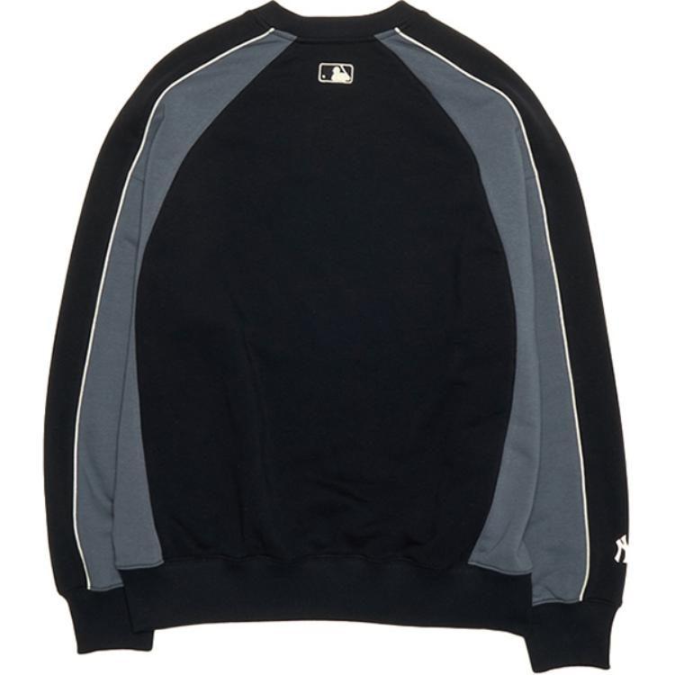 MLB Preppy Style Collection New York Yankees Sweatshirt Unisex Black 3AMTV0251-50BKS