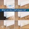 100cm Door Draft Stopper Under Door Draft Blocker Insulator Door Sweep Weather Stripping Noise Stopper Strong Adhesive