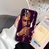 Hiphop Rap Singer 2Pac Tupac Shakur Phone Case for iPhone 17 16 14 15 Pro Plus 11 13 17 Pro 17Air 16 e Case Black Soft Cover