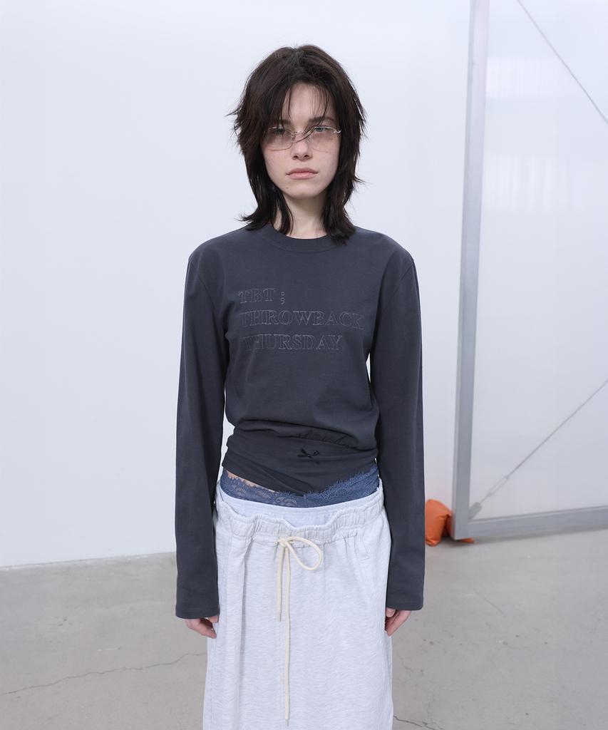 LCDC™ Blouson Long-Sleeve Top (Grey)