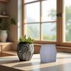 Silicone Church Window Mold Reusable Craft Tool For Resin Planter Jewelry ContainerDetailed Emboss Design Easy Demolding