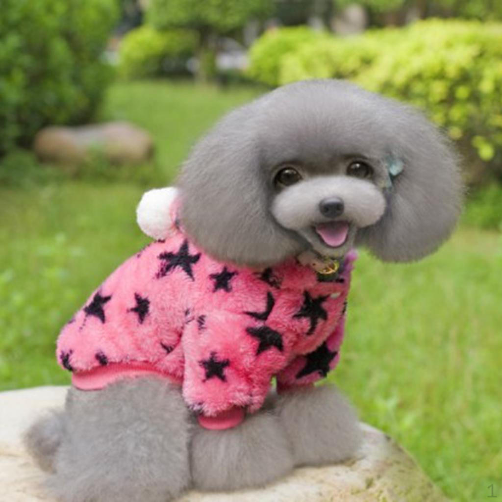 

Pet Hooded Shirt Autumn Winter Keep Warm Coat Cosplay Costume XL