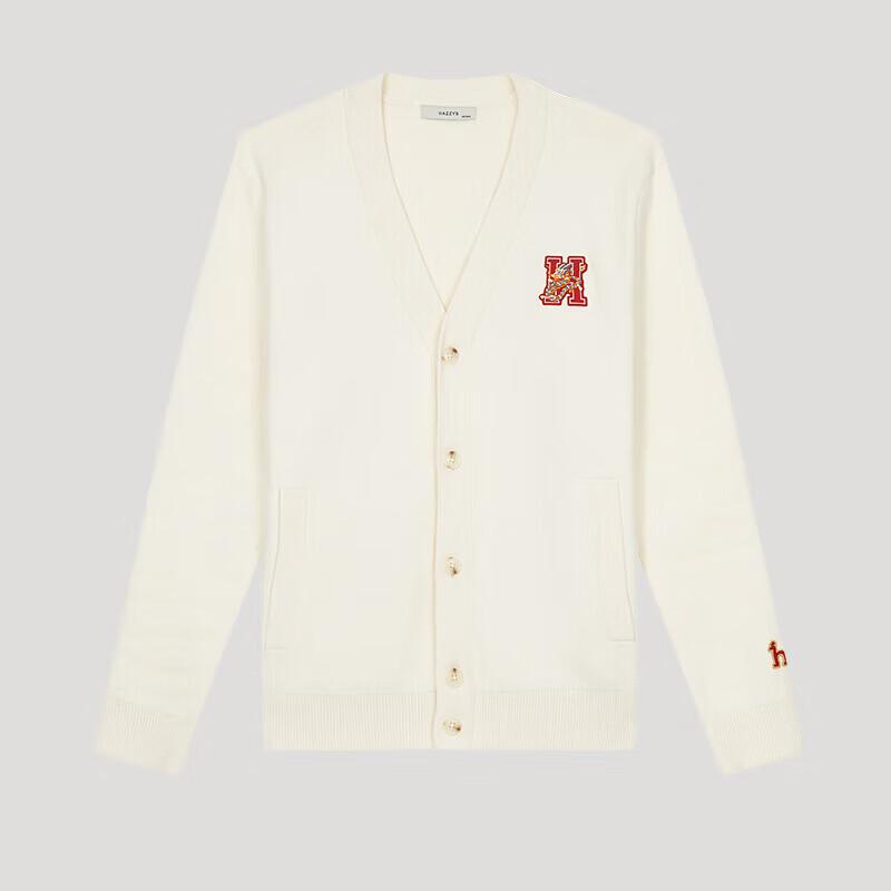 HAZZYS Men's Dragon Year Shadow Play Knit Cardigan