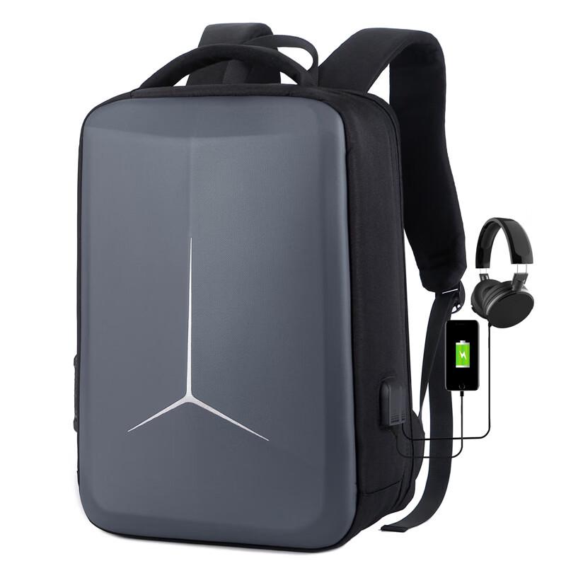 Li Shen Men's Business Laptop Backpack with USB Charging