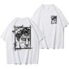 Creative Sculpture Expression Text Design Men Cotton Tops Crewneck New T-shirt Harajuku Fashion Streetwear Vintage Unisex Tops