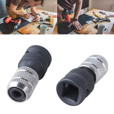 Adjustable Depth Screwdriver Bit Holder Screw Depth Adjustment 12.5mm To 6.35mm Quick Change for Easy Drill Attachment