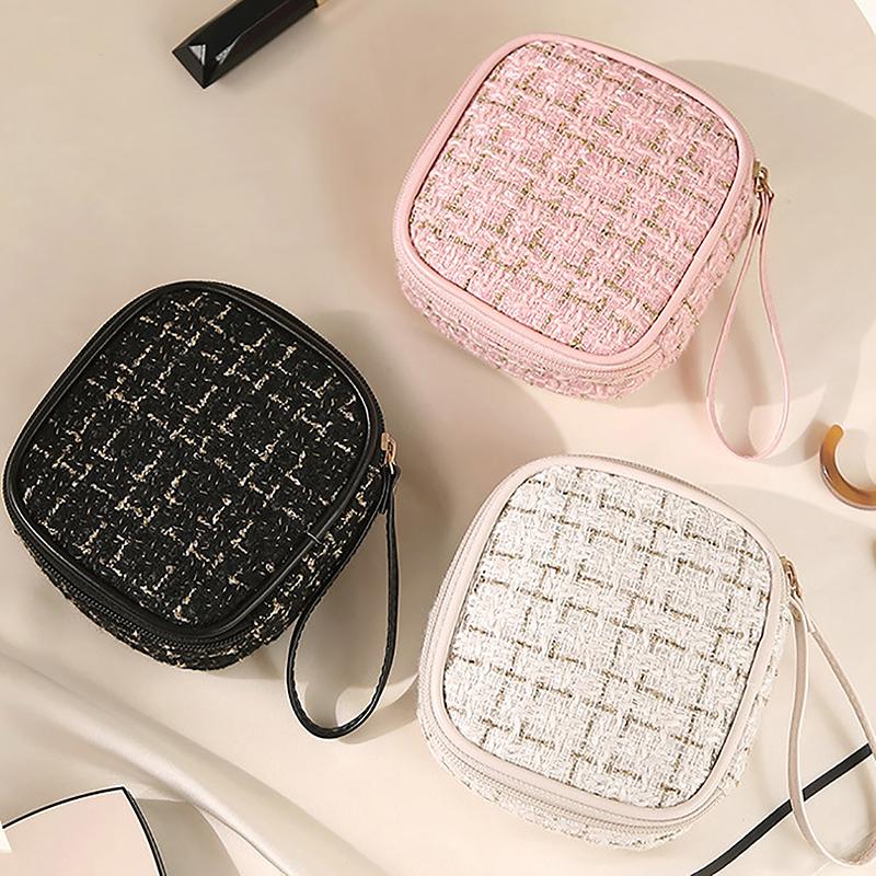 Przenośne Damskie Mini Kosmetyczki Dziewczęce na Makijaż Szminki Saszetka do Przechowywania Wielofunkcyjna Zewnętrzna Podróżna Saszetka do Przechowywania