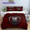 Rotherham United F.C.  Pattern Bedding Quilt Set  Home Decoration  Gift (1 * duvet cover + 2 * pillowcase  without core)