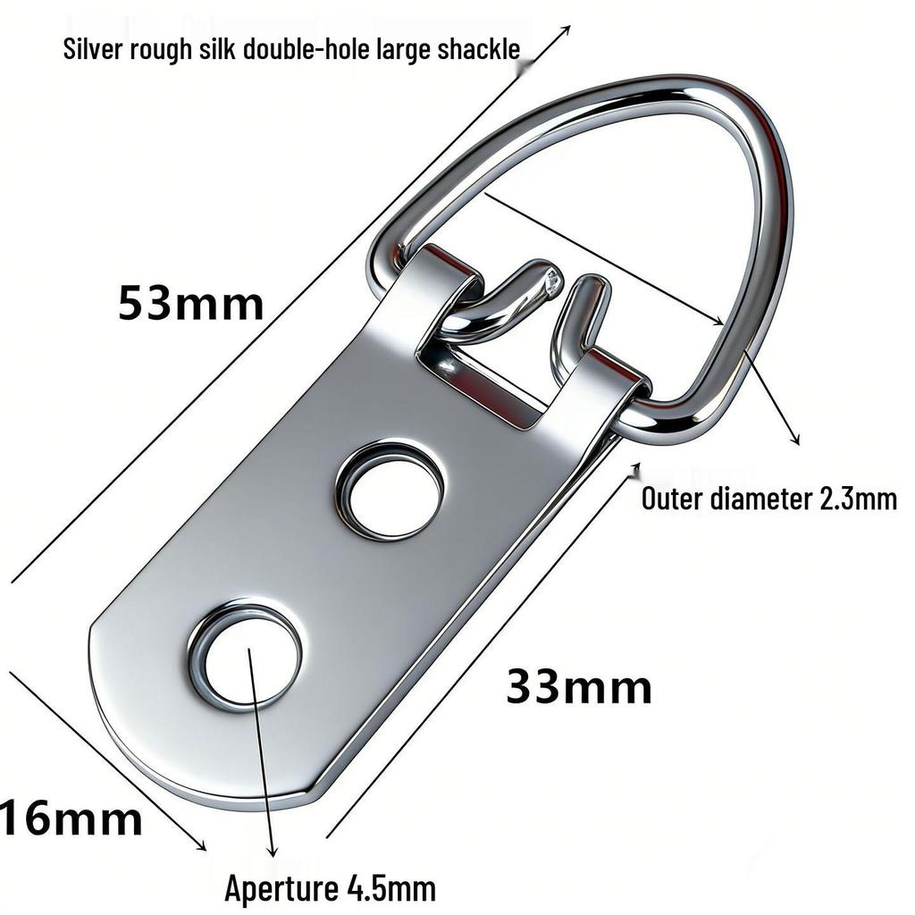 Large Two-Hole Hanging Hooks for Cross-Stitch & Chinese Painting Framing