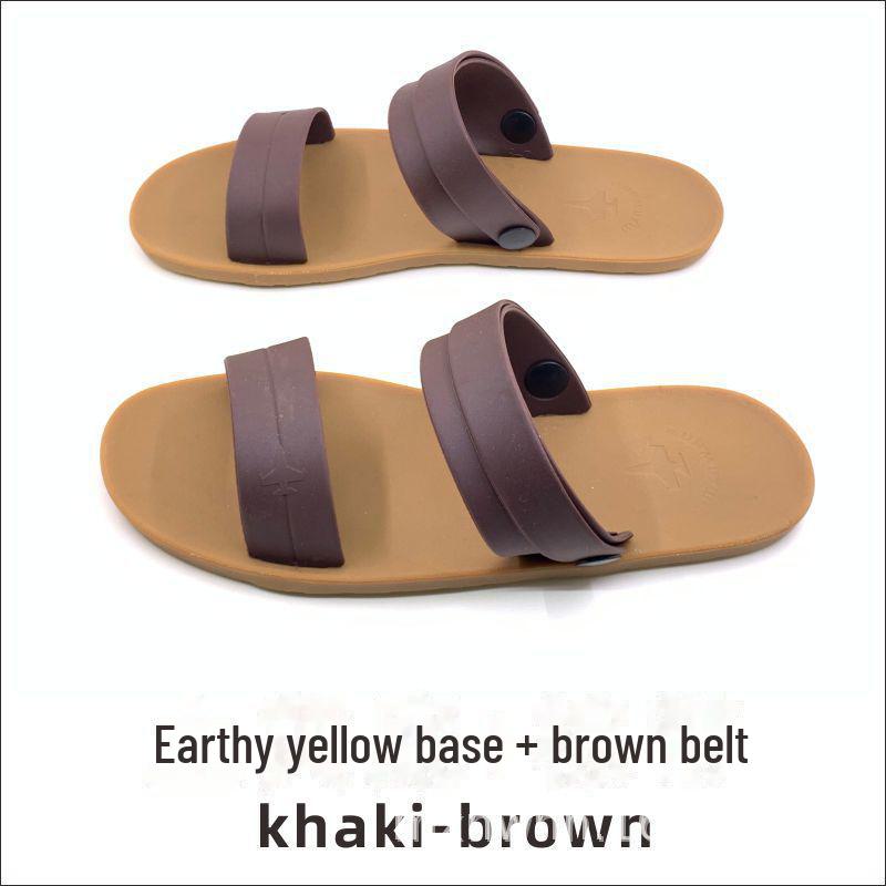 Vietnamese Rubber Sandals: Versatile Men's Casual Slip-Ons with Thai Tire Soles, Perfect for Trendy Business or Youthful Style.