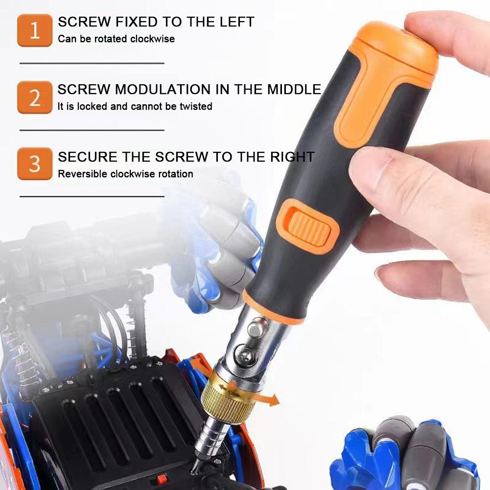 Professional Multi-Angle Screwdrivers Universal Multifunctional Combination 10 In 1 Set For Home/Office