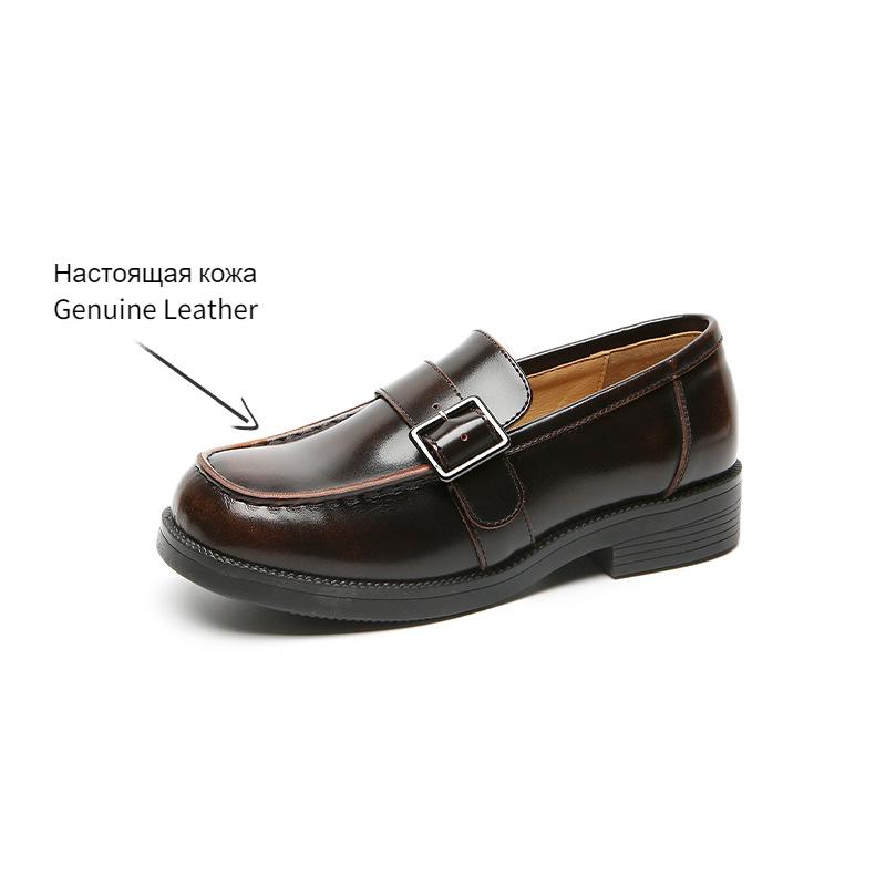 fashion 2024 New Spring and Autumn College Style Single Shoes Japanese Soft Girl Mid-heel Round Toe JK Uniform Shoes Vintage Shoes