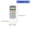 Universal A589JB Air Conditioner Remote Control Featuring Fast Battery Access Ergonomic Comfortable Hold