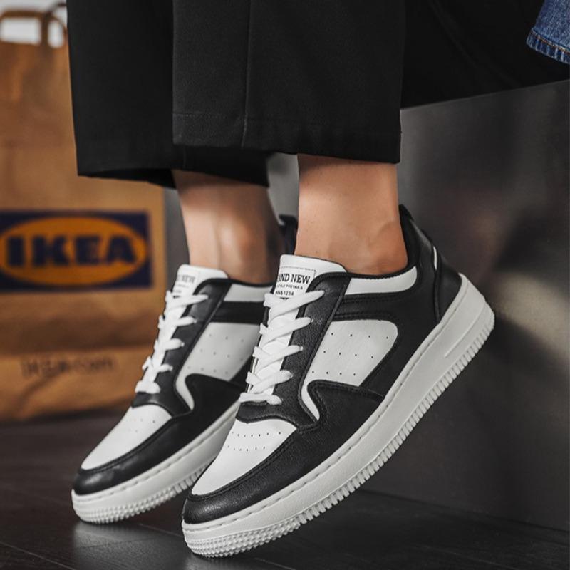 Fashion Mens Shoes High Quality Leather Casual Shoes Luxury Sneakers Fashion Skateboard Shoes for Men Sport Running Shoe Tenis Masculino