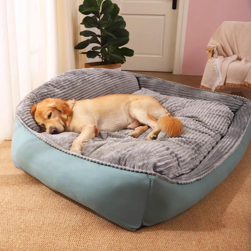 

Large Winter Dog House with Warm Cushion - Universal Pet Bed for Golden Retrievers S-60x50x23cm, for pets up to 5kg