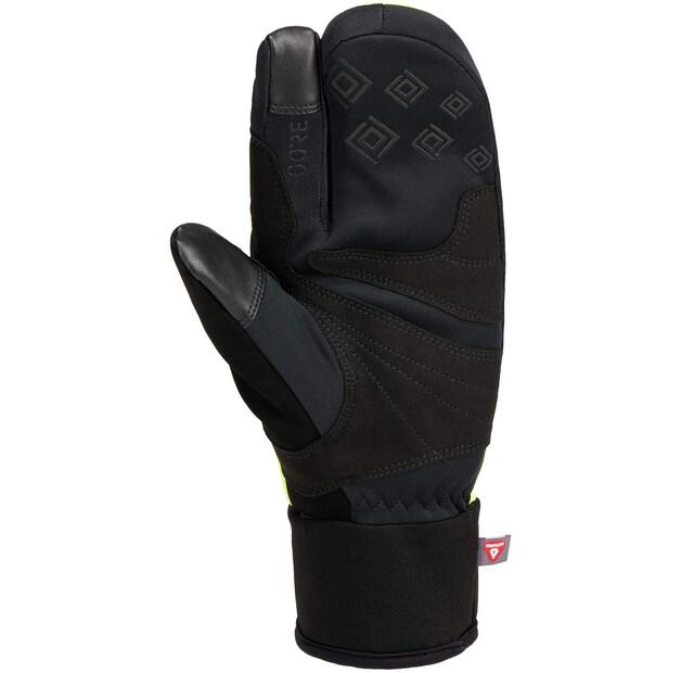 Велосипедные перчатки Gore GTX Infinium Thermo (черный/желтый)