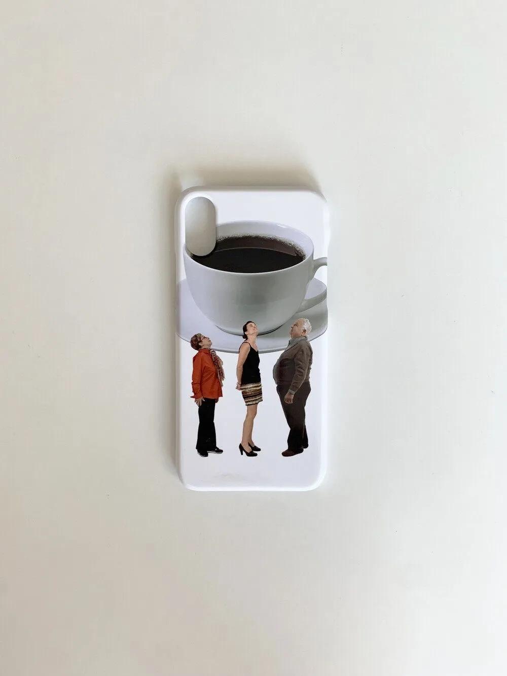 

Creative and Personalized Cup Chair Coffee People Phone Case for iPhone 17 AIR 16 15 14 13 12 11 PRO XSMAX XR 7 8 PLUS Y2K Cover iPhone17 Pro Max