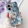 For Motorola Moto G85 Case Silicone Cute Cat Fashion Flowers Painted Back Cover For Motorola G85 Moto G85 Phone Case XT2427-3