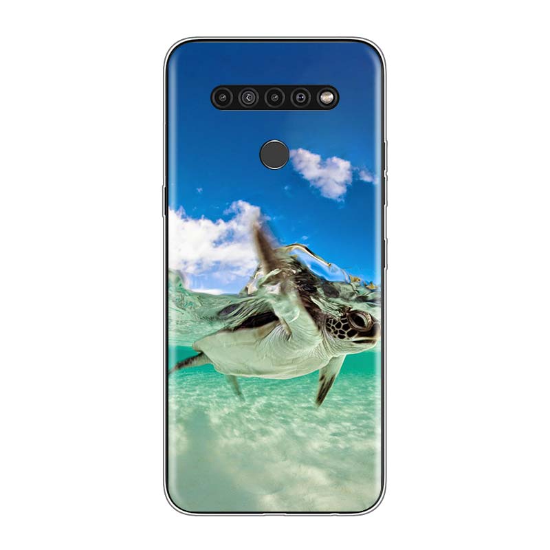 

Милый чехол с изображением морской черепахи для LG V60 V50S V50 G8X G8S G8 G7 ThinQ 5G K61 K51S K41S K30 K20 Q60 Q9 мягкий чехол для телефона LG V60 ThinQ 5G