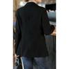 Women's Blazer, Casual Slim Fitted Suit Jacket, High-end Short Blazer for Petite Women, Spring Autumn Outerwear