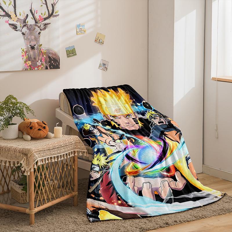 Cartoon Animation Hokage Series Double Sided Flannel 3D Digital Printing Blanket Blanket