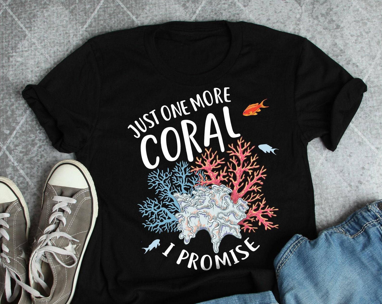 Aquarium Coral Shirt, , Fish Lover Gift, Cute Fishkeeping T-shirt, Fishkeeper Tshirt Tropical Marine Aquatic Pet Tee Keeping Keeper 100