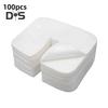 100Pcs Face Cradle Cover Disposable Massage Headrest Non-woven Cover Soft Portable Massage Table Chair SPA Bed Face Rest U-shaped Cover