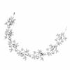 Crystal Crystal Pearl Hair Vine Shiny Wedding Headband Baroque Queen Crown  Wedding Hair Jewelry
