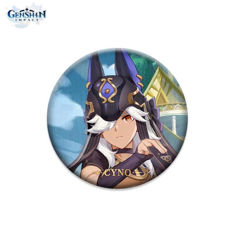 Authorized By MiHoYo 58mm Genshin Impact Theme Serie Character Badges