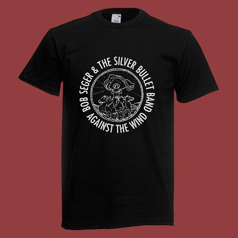 Bob Seger & The Silver Bullet Against The Wind Men s Black Size S-5XL XXXXL