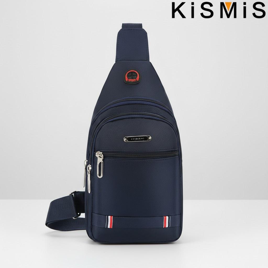 New Unisex Canvas Leisure Sports Small Backpack Oxford Cloth One-shoulder Messenger Bag Chest Bag for Men Women